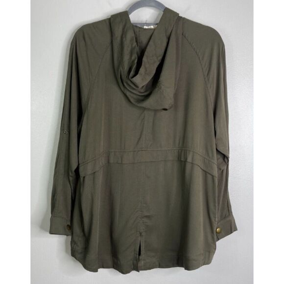 New Andree by Unit Anorak Hoodie Military Utility Jacket Women's Size Small - Picture 2 of 9